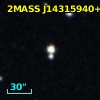 2MASS J14315940+3254390