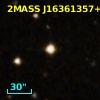 2MASS J16361357+4040573