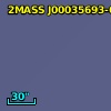 2MASS J00035693-6019515