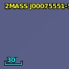 2MASS J00075551-5833095
