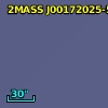 2MASS J00172025-5611450