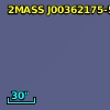 2MASS J00362175-5307588