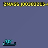 2MASS J00383215-6056007