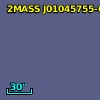2MASS J01045755-6006360