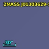 2MASS J01303629-5255005