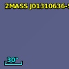 2MASS J01310636-5922141