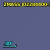 2MASS J02284400-3612281