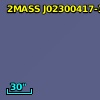 2MASS J02300417-3217083