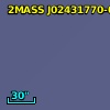 2MASS J02431770-0346289