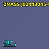 2MASS J02443045-6247119