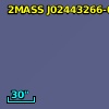 2MASS J02443266-0529360