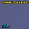 2MASS J02553257-4708584