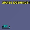 2MASS J02595405-5804382