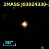 2MASS J03024330-3254366