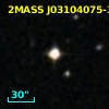 2MASS J03104075-3829081