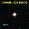 2MASS J03110809-3813564