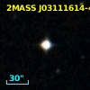 2MASS J03111614-4914253