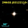 2MASS J03122110-2216565