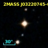 2MASS J03220745-6422584