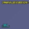 2MASS J03340326-1636085