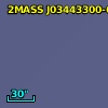 2MASS J03443300-6752292