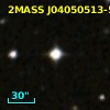 2MASS J04050513-5117231