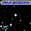 2MASS J05361374-3551360