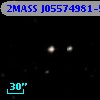 2MASS J05574981-5226325