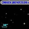 2MASX J07472538+4304242