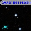 2MASS J09114183-0505408