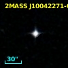 2MASS J10042271-0850417