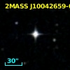 2MASS J10042659-0842558