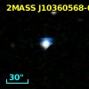 2MASS J10360568-0533091