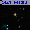 2MASS J10362513-2152378