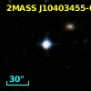 2MASS J10403455-0519374