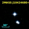2MASS J10424680-0551465