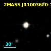 2MASS J11003620-1303359