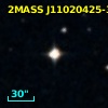 2MASS J11020425-3016084