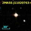 2MASS J11020763-0821361