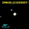 2MASS J11035057-1703330