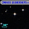 2MASS J11035675+0114332