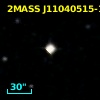 2MASS J11040515-1247280