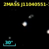 2MASS J11040551-1233368