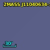 2MASS J11040634-1709265