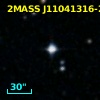 2MASS J11041316-2343403