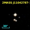 2MASS J11042787-1245447