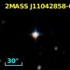 2MASS J11042858-0140000