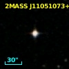 2MASS J11051073+0048378