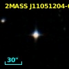 2MASS J11051204-0151502