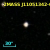 2MASS J11051342-0801104